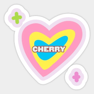 Cherry 90’s vibes Sticker